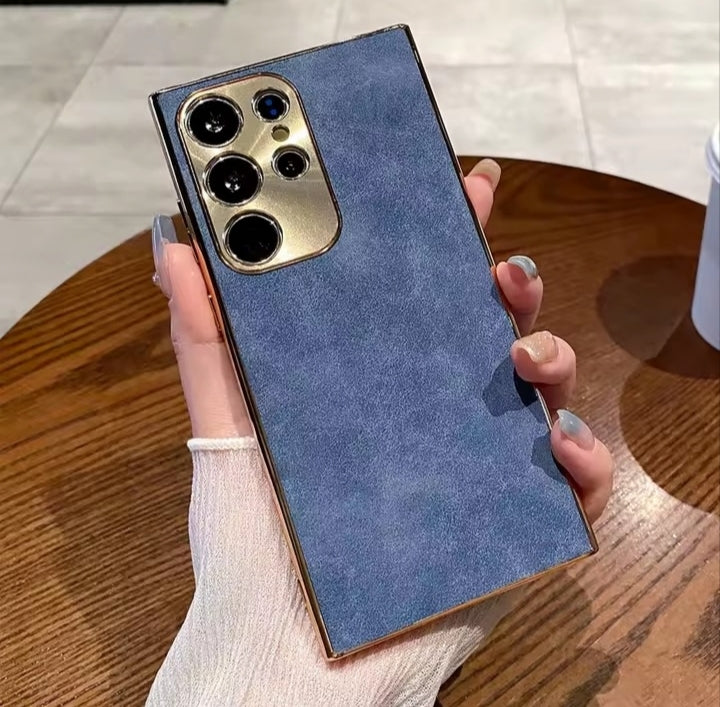 Varu Luxury Alcantara Suede Case for Samsung & iPhone